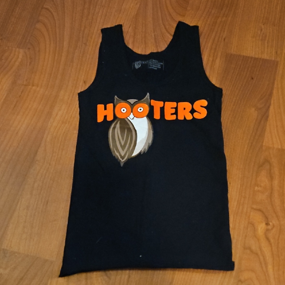 Hooters Black Tank Top xs
